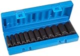 Grey Pneumatic (1202D) 3/8" Drive 12-Piece 12-Point Deep Socket Set [並行輸入品]
