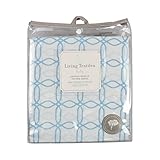 Living Textiles Cotton Poplin Fitted Sheet, Blue Links by Living Textiles