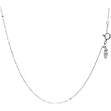 [ララクリスティー] プラチナ チェーン ネックレス Pt850 ファンタジア トビコマ 5:1 幅 1.1mm 約 1.0g 最長 45cm 長さ調整可能 lc97-0033