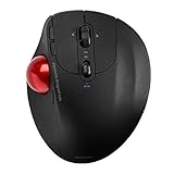 サンワダイレクト トラックボールマウス Bluetooth /2.4GHz ワイヤレス 5ボタン チルト機能 400-MATB155