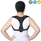 男性用の背もたれ姿勢補正装置 - 女性用の調節可能な肩姿勢補正装置ブレース - 閉鎖支持および背中の背もたれ補正のための医療姿勢ブレース