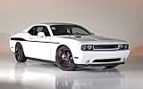 2014 Dodge Challenger Rt朱書き24 x 36メタルアルミ壁アート