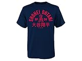 Outerstuff Shohei Ohtani Los Angeles Angels Youth Heritage TシャツNavy Youth X-Large 18/20