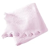 【G.H.HURT&SON】 Soft Lacy Baby Shawl ソフトレーシーベビーショール(pink)(正規代理店商品)