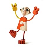 木人形（１号） 自由自在にポーズを変えて楽しむことができます。可愛い木のおもちゃ 木育