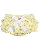RuffleButts ラッフルバッツ　フリルブルマ　イエローシアサッカー (2T(80-90cm)) [並行輸入品]