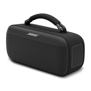 Bose SoundLink Max ポータブルBluetoothスピーカー 大型 ワイヤレス 防水 20時間再生 USB-C AUX対応 ブラック