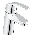 グローエ(GROHE) EUROSMART ユーロスマート シングルレバー洗面混合栓(引棒なし)コールドスタート仕様 23419002  (グローエジャパン公式・ 日本規格適合品)