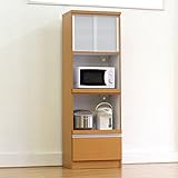 日本製 幅60cm オープンレンジボード 完成品 (ナチュラル)