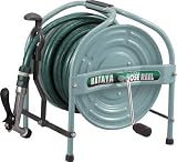 [4538030]ハタヤ　テツノホースリール（グリーン）２１ｍ防藻ホース　レバーノズル HSA20NG