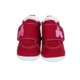 MIKIHOUSE HOTBISCUITS/ミキハウスホットビスケッツ かかとにお顔 ファーストベビーシューズ 13cm,赤