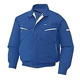 空調服 服のみ 長袖ワークブルゾン サンエス 空調風神服 KU90470 4(ブルー) M