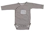 Bisous de Tombouctou - Organic Cotton Body Suit Kimono style long sleeved (3m) by Bisous de Tombouct