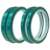 Bimkole スジボリ用ガイドテープ 2個セット 3ｍｍ 6ｍｍ (66m巻)巻 厚み0.1mm すじぼり プラモデル 模型 筋彫りスジボリ工作 用 マークセッター テープ のり跡が残らない