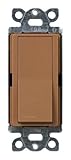Lutron SC-1PS-TC Diva 15-Amp, 120-Volt to 277-Volt Single-pole Switch in Terracotta [並行輸入品]