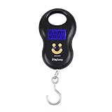 URIJK 旅行はかり ラゲッジチェッカー デジタルスケール トラベル スーツケース 荷物秤 ベルト計量器 電子吊り下げ式 携帯式 小型軽量