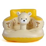 NoYuo バスチェア お風呂 エアーポンプ ベビーバス ふかふか ベビーチェア (クマ)