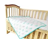 Miracle Baby（ミラクル ベビー）綿100% 4重 防水 おねしょシート　敷バット　 ベビー ウォータープルーフ シート　Baby Waterproof Sheet　多機能 　１セット (小