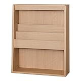 小島工芸 日本製 組立不要 健康仕様のFフォースター 奥行29.5cm マガジンラック ESOP-90マガジン チェリーナチュラル [幅89.5cm 高さ110.2cm] 2371344