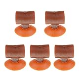 Baosity 保護　パッド　ドア　ハンドル　ミュート　マフラー　ドア　ウォール　アンチコリジョン　パッド　　全4色 - 褐色