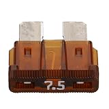 エーモン(amon) 平型ヒューズ 7.5A (約19×19×5mm) 5個入 3668