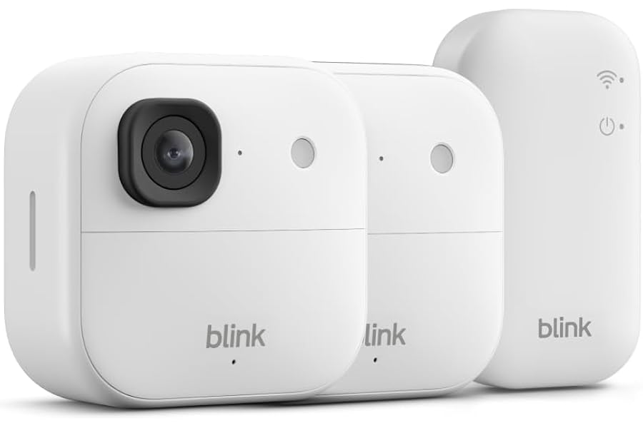 Blink Outdoor Camera 2K+ (newest model) — Wireless smart security camera, 2K video resolution, DIY install, enhanced audio, u