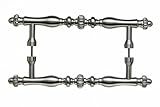 Top Knobs M808-8 Pair Somerset Melon Back to Back Door Pull Nickel by Top Knobs