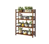 花スタンド屋内 植物スタンド、ソリッドウッドフラワーラックリビングルームバルコニーフラワースタンド屋内フラワーラック盆栽フレーム植物棚 (サイズ さいず : L50*W25*H118CM)