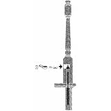 BWクリエイティブ木製インドアIntl hw9507000 W Newel Fastening System 1 HW9507000W 1