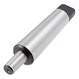 uxcell 　ドリルチャックアーバー 3mm-16mm 容量　MT4タイプ　シルバートーン　ブラック　合金製　旋盤用