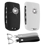 [Koaudb] 適合 マツダ スマートキーケース CX-60 車用 キーカバー 新型CX-8 新型CX-5 CX-30 CX-3 マツダ6 マツダ3 マツダ2 ロードスター MX-30 等に適用 ソフト シリコン 傷防止 2個入れ (ブラック + グレー) (Mzda-BG)