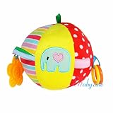 yigooood Rattle Plushボール赤ちゃんおもちゃFun Little LoudジングルベルリングトレーニングGrasping Teether Toys
