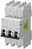 Siemens 5SJ43017HG41 Miniature Circuit Breaker UL 489 Rated 3 Pole Breaker 1 Ampere Maximum Tripping