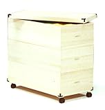 【肥前桐民芸】雛人形 収納ケース こいのぼり 収納ケース 3段 国産 総桐 完成品 キャスター付き 低ホルムアルデヒド OT-75 3501007300