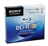 SONY 日本製 ビデオ用BD-R 追記型 片面2層50GB 2倍速 ホワイトプリンタブル 5枚P 5BNR2VCPS2