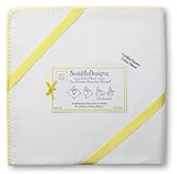 【並行輸入品】スワドルデザインズ 究極のオーガニックコットンおくるみブランケット SD-074Y 約105cm四方 イエロー オーガニックコットン100%