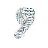 ジーニーピローライト(Genie Pillo-Lite)BlueFish  ネック＆ボディクッション枕 車のシートベルトに連結可能 og03 Blue