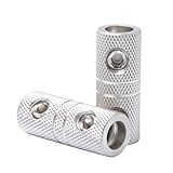 KOZEEY 2個　8AWG　スピーカー　ワイヤ　カプラー　バット　コネクタ　ターミナル　ジョイナー　スクリュー