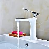 shengyaqian、アールデコ/レトロワイドセラミックバルブsingle-handle、バスルームシンク蛇口