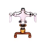 T&S Brass B-0252 Double Pantry Faucet, Single Hole Base, 12 Double Joint Swing Nozzle by T&S Brass