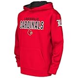 Colosseum Youth NCAA Louisville Cardinals Polyプルオーバーパーカー Small (8/10) with Name Printed on the Back 