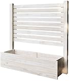 ボーダーフェンス付プランターボックス スタンダード・ミドルタイプ 基本セット ウォッシュホワイト