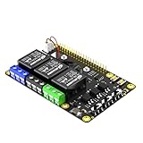 RPi 電源リレー ボード拡張モジュール デュアル冷却ファンと自動変色 LED Raspberry Pi A + 3A + B + 2B 3B 3B + 4B 用
