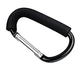 ベビーカーフック-IntiPalマルチフック バンドフッカー -３kg 360°回転可能クリップ ベビーカー荷物フックにも 自転車のハンドルやスーツケースにも使える 2個組 (クリップ)