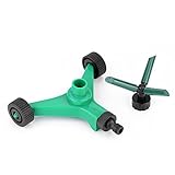 回転潅水スプリンクラー 回転式スプリンクラー 芝生スプリンクラー 散水用具 ガーデンスプリンクラー 灌漑 園芸 スプリンクラー 高級ABS樹脂製 耐久性 芝生 農業