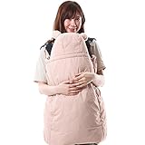 KIDSMIO(キッズミオ) 抱っこひも ベビーケープ ダウンケープ 冬 あったか FREE 無地 ピンク