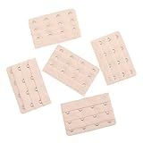 EOZY ブラジャー 延長 調整ホック アンダー補助 4段 5枚セット ブラ (肌色)