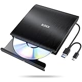 CD DVDドライブ 外付け 静音 外付けDVDドライブ USB3.0＆Type-C両接続 読取/書込可 バスパワー駆動 外付けCDドライブ
