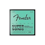 Fender フェンダー エレキギター弦 SuperSonic™ 250L Guitar Strings, Nickel-Plated Steel, Ball End, Gauges .009-.042 (3-Pack)