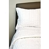 Amity Home Raquel Ruched Quilt Set, Queen [並行輸入品]